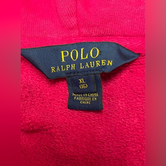 Polo by Ralph Lauren Kids Fuchsia Hoodie - Picture 3 of 4